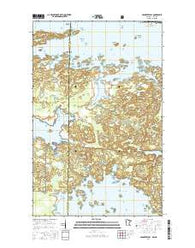 Cranberry Bay Minnesota Current topographic map, 1:24000 scale, 7.5 X 7.5 Minute, Year 2016