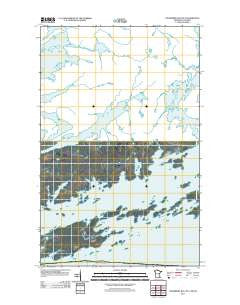 Cranberry Bay OE N Minnesota Historical topographic map, 1:24000 scale, 7.5 X 7.5 Minute, Year 2011