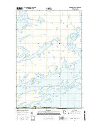 Cranberry Bay OE N Minnesota Current topographic map, 1:24000 scale, 7.5 X 7.5 Minute, Year 2016