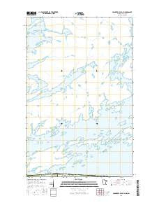 Cranberry Bay OE N Minnesota Current topographic map, 1:24000 scale, 7.5 X 7.5 Minute, Year 2016