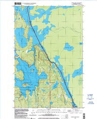 Crane Lake Minnesota Historical topographic map, 1:24000 scale, 7.5 X 7.5 Minute, Year 1999
