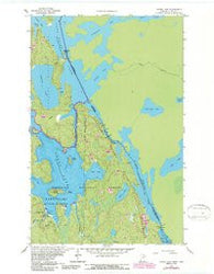 Crane Lake Minnesota Historical topographic map, 1:24000 scale, 7.5 X 7.5 Minute, Year 1963