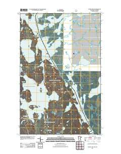 Crane Lake Minnesota Historical topographic map, 1:24000 scale, 7.5 X 7.5 Minute, Year 2011