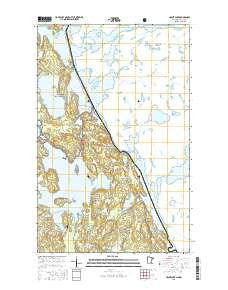 Crane Lake Minnesota Current topographic map, 1:24000 scale, 7.5 X 7.5 Minute, Year 2016
