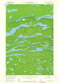Crocodile Lake Minnesota Historical topographic map, 1:24000 scale, 7.5 X 7.5 Minute, Year 1959