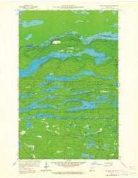 Crocodile Lake Minnesota Historical topographic map, 1:24000 scale, 7.5 X 7.5 Minute, Year 1959
