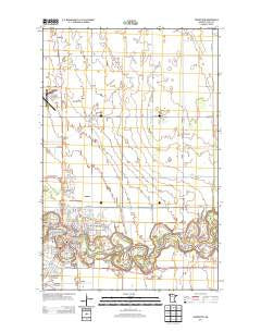 Crookston Minnesota Historical topographic map, 1:24000 scale, 7.5 X 7.5 Minute, Year 2013