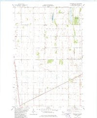 Crookston NE Minnesota Historical topographic map, 1:24000 scale, 7.5 X 7.5 Minute, Year 1982