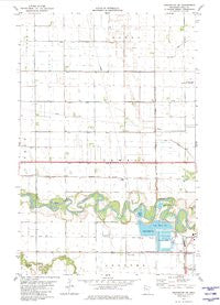 Crookston SW Minnesota Historical topographic map, 1:24000 scale, 7.5 X 7.5 Minute, Year 1982