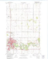 Crookston Minnesota Historical topographic map, 1:24000 scale, 7.5 X 7.5 Minute, Year 1982