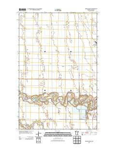 Crookston SW Minnesota Historical topographic map, 1:24000 scale, 7.5 X 7.5 Minute, Year 2013