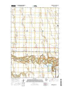 Crookston SW Minnesota Current topographic map, 1:24000 scale, 7.5 X 7.5 Minute, Year 2016