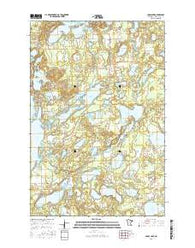 Cross Lake Minnesota Current topographic map, 1:24000 scale, 7.5 X 7.5 Minute, Year 2016