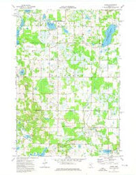 Crown Minnesota Historical topographic map, 1:24000 scale, 7.5 X 7.5 Minute, Year 1974