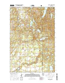 Crystal Lake Minnesota Current topographic map, 1:24000 scale, 7.5 X 7.5 Minute, Year 2016