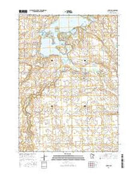 Currie Minnesota Current topographic map, 1:24000 scale, 7.5 X 7.5 Minute, Year 2016