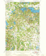 Cushing Minnesota Historical topographic map, 1:62500 scale, 15 X 15 Minute, Year 1948