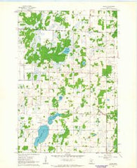 Dalbo Minnesota Historical topographic map, 1:24000 scale, 7.5 X 7.5 Minute, Year 1961