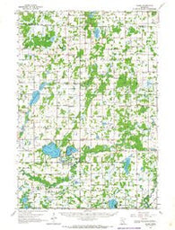 Dalbo Minnesota Historical topographic map, 1:62500 scale, 15 X 15 Minute, Year 1961
