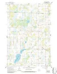 Dalbo Minnesota Historical topographic map, 1:24000 scale, 7.5 X 7.5 Minute, Year 1961
