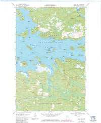 Daley Bay Minnesota Historical topographic map, 1:24000 scale, 7.5 X 7.5 Minute, Year 1968