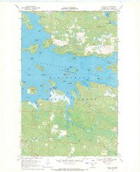 Daley Bay Minnesota Historical topographic map, 1:24000 scale, 7.5 X 7.5 Minute, Year 1968