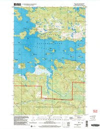 Daley Bay Minnesota Historical topographic map, 1:24000 scale, 7.5 X 7.5 Minute, Year 1999