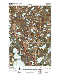 Dalton Minnesota Historical topographic map, 1:24000 scale, 7.5 X 7.5 Minute, Year 2010