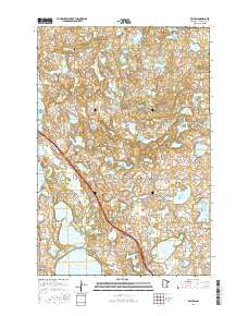 Dalton Minnesota Current topographic map, 1:24000 scale, 7.5 X 7.5 Minute, Year 2016