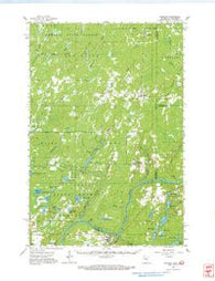 Danbury Wisconsin Historical topographic map, 1:62500 scale, 15 X 15 Minute, Year 1962