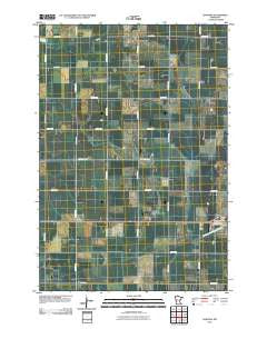 Danvers Minnesota Historical topographic map, 1:24000 scale, 7.5 X 7.5 Minute, Year 2010