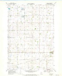Danvers Minnesota Historical topographic map, 1:24000 scale, 7.5 X 7.5 Minute, Year 1968