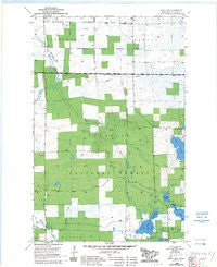 Dark Lake Minnesota Historical topographic map, 1:24000 scale, 7.5 X 7.5 Minute, Year 1955