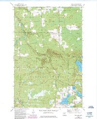 Dark Lake Minnesota Historical topographic map, 1:24000 scale, 7.5 X 7.5 Minute, Year 1955