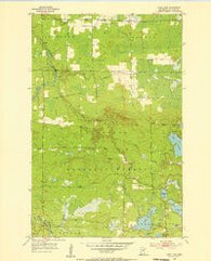 Dark Lake Minnesota Historical topographic map, 1:24000 scale, 7.5 X 7.5 Minute, Year 1955