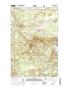 Dark Lake Minnesota Current topographic map, 1:24000 scale, 7.5 X 7.5 Minute, Year 2016