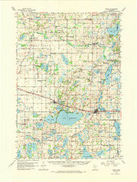 Dassel Minnesota Historical topographic map, 1:62500 scale, 15 X 15 Minute, Year 1958