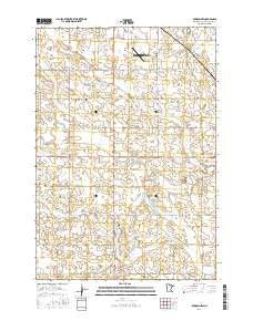 Dawson NW Minnesota Current topographic map, 1:24000 scale, 7.5 X 7.5 Minute, Year 2016
