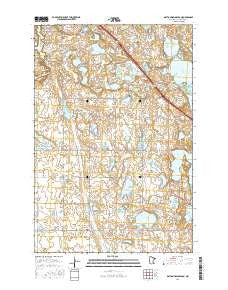 Dayton Hollow Dam Minnesota Current topographic map, 1:24000 scale, 7.5 X 7.5 Minute, Year 2016