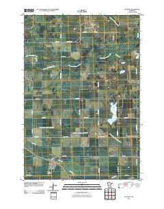 De Graff Minnesota Historical topographic map, 1:24000 scale, 7.5 X 7.5 Minute, Year 2010