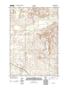 De Graff Minnesota Historical topographic map, 1:24000 scale, 7.5 X 7.5 Minute, Year 2013