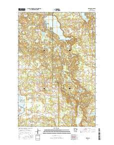 Debs Minnesota Current topographic map, 1:24000 scale, 7.5 X 7.5 Minute, Year 2016