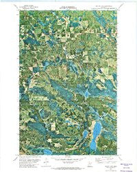 Decker Lake Minnesota Historical topographic map, 1:24000 scale, 7.5 X 7.5 Minute, Year 1971
