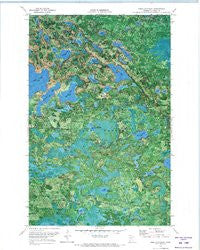 Deer Lake East Minnesota Historical topographic map, 1:24000 scale, 7.5 X 7.5 Minute, Year 1970