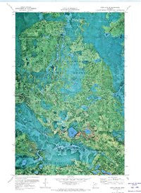 Deer Lake NE Minnesota Historical topographic map, 1:24000 scale, 7.5 X 7.5 Minute, Year 1970