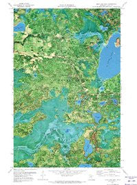 Deer Lake West Minnesota Historical topographic map, 1:24000 scale, 7.5 X 7.5 Minute, Year 1970