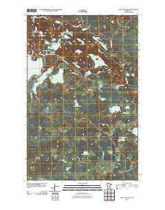 Deer Lake East Minnesota Historical topographic map, 1:24000 scale, 7.5 X 7.5 Minute, Year 2010