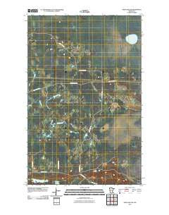Deer Lake NW Minnesota Historical topographic map, 1:24000 scale, 7.5 X 7.5 Minute, Year 2010