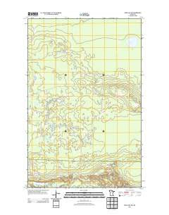 Deer Lake NW Minnesota Historical topographic map, 1:24000 scale, 7.5 X 7.5 Minute, Year 2013
