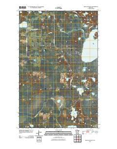 Deer Lake West Minnesota Historical topographic map, 1:24000 scale, 7.5 X 7.5 Minute, Year 2010